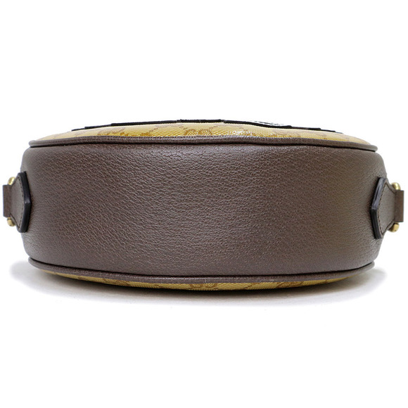 Gucci adidas Ophidia Trefoil Shoulder Bag Crossbody GG Brown Beige - Picture 7 of 9